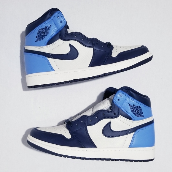 Size 8.5 (10w) - Jordan 1 Retro High OG - Obsidian UNC - 2019 - New - Picture 7 of 12